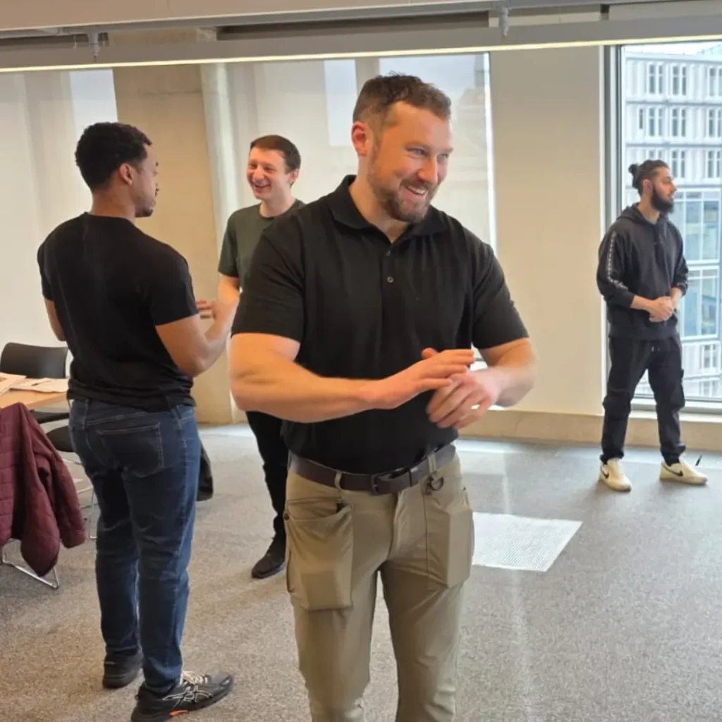 People standing in a room