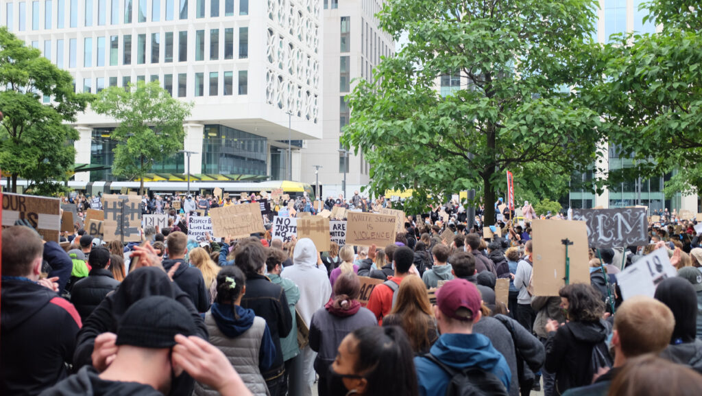 MANCHESTER, UNITED KINGDOM - Jun 07, 2020: Black Lives Matter Protest in Manchester