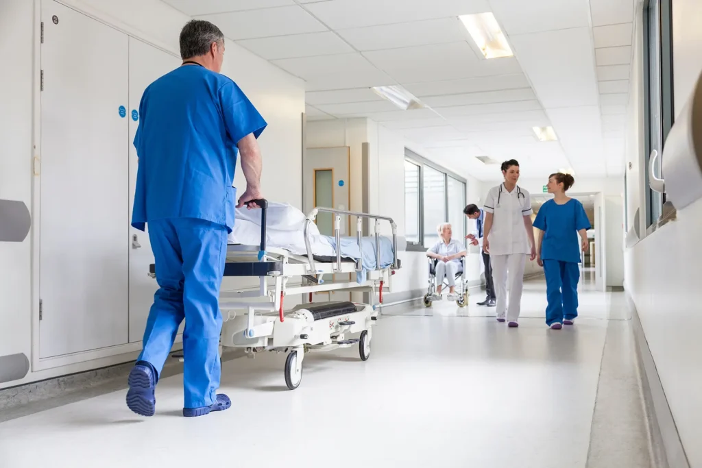 Hospital corridor