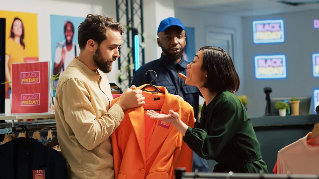 a shopworker who is trying to be situationally aware